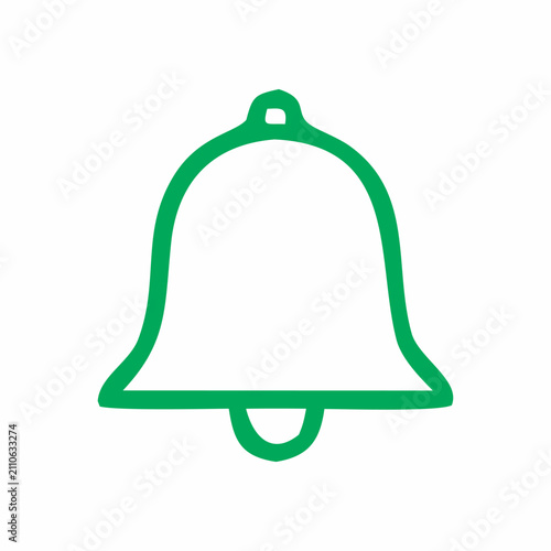 vector illustration of a bell