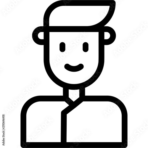 Vector Icon Employee, Man, User, Businessman, Worker
