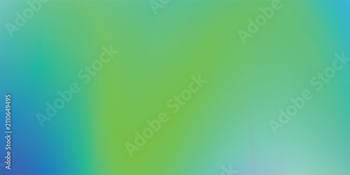 Abstract Green Blue Gradient Background