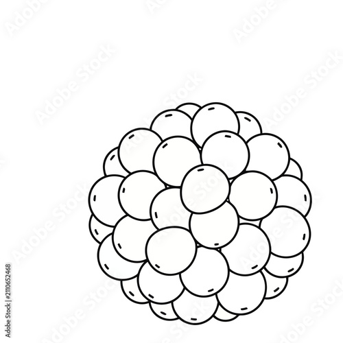 Cluster of spheres