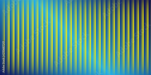 Abstract geometric background featuring a dynamic pattern of fine vertical yellow lines over a vibrant blue gradient texture.