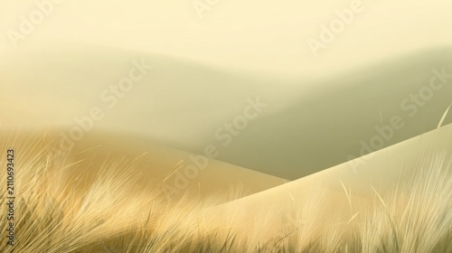 ultra-clear PPT cover background inspired by the colors of wheat fields and traditional cultural cloth
