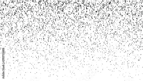 Fotografi Black and white halftone pattern with randomly distributed small square dots cre