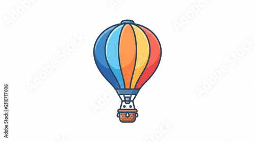 Colorful Hot Air Balloon Vector Illustration Isolated on White

Hot Air Balloon Flat Icon Design for Travel and Adventure

Vibrant Travel Hot Air Balloon Vector Graphic Illustration