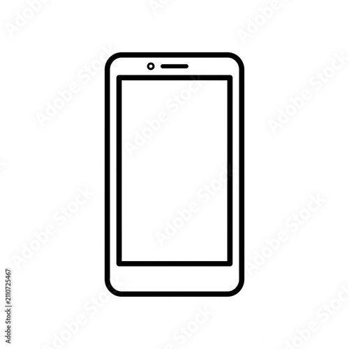 blank smart phone