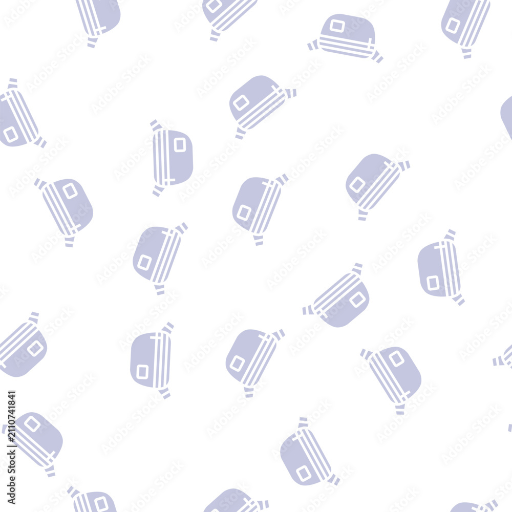 Fototapeta premium woman bag handbag vector glyph seamless pattern woman bag handbag sign illustration