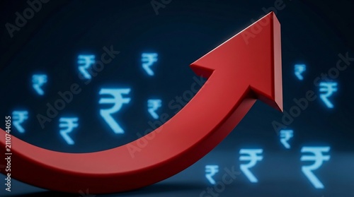 Indian Rupee Financial Growth Chart