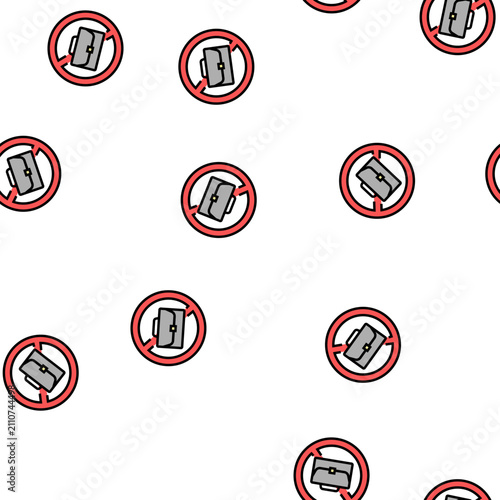 Photography job lost poverty problem vector seamless pattern job lost poverty problem sign i
