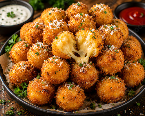 Crispy Cheese Potato Balls