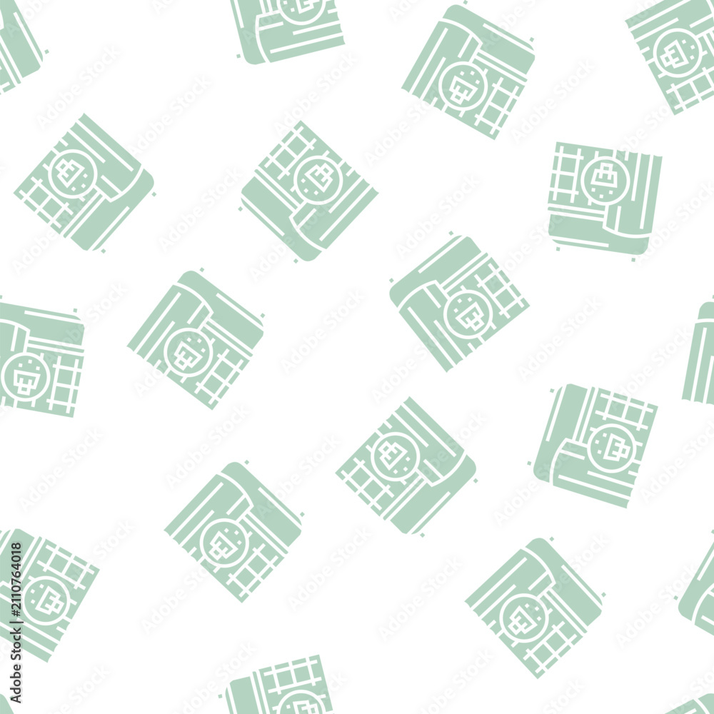 Fototapeta premium bathroom cleaning vector glyph seamless pattern bathroom cleaning sign illustration