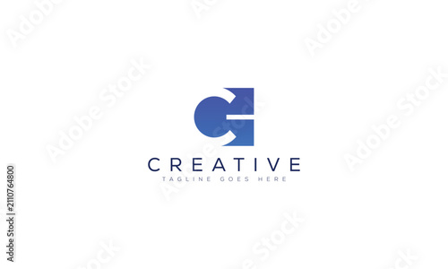 Modern letter g logo design template