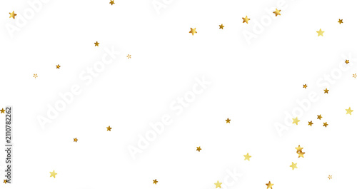 Golden Stars Scattered