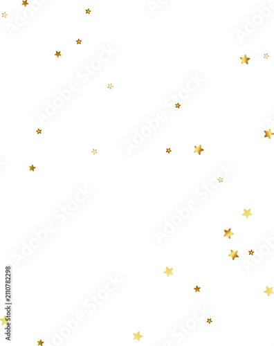 Golden Stars Scattered
