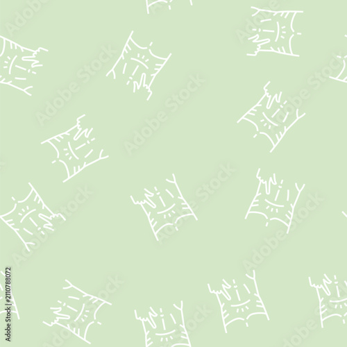 Εκτύπωση καμβά abdominal reflexes vector line seamless pattern abdominal reflexes sign illustra