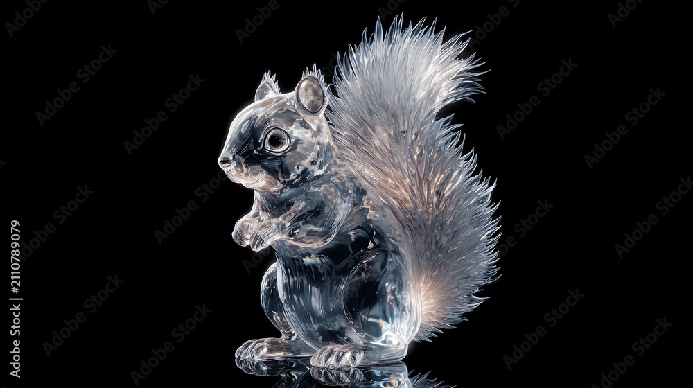 Obraz premium Glass Squirrel