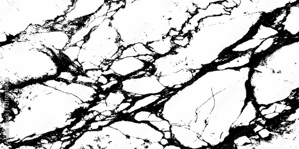 Fototapeta premium Abstract Black Marble Texture with Fine White Natural Veins for Luxury Background and Premium Branding