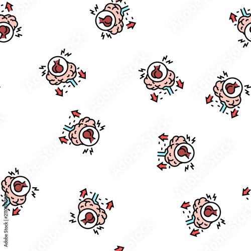 Canvastavla hypopituitarism endocrinology vector seamless pattern hypopituitarism endocrinol