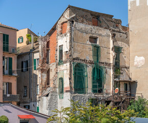 Gartenposter Ligurien Savona Ligurien Hafen Altstadt Italien  © PRILL Mediendesign