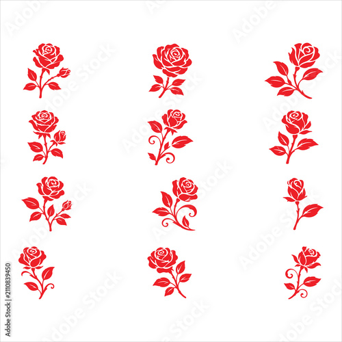 PrintRed Rose SVG Bundle