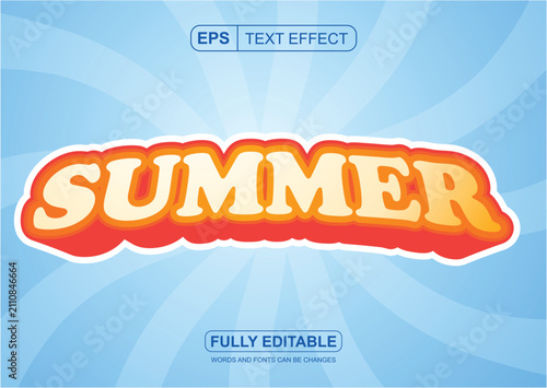 Summer - Editable font