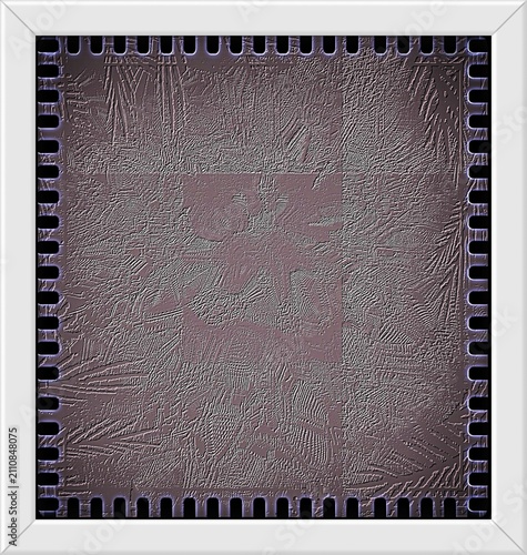 old paper with frame