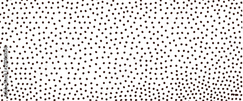 Foto Hand drawn circles seamless pattern with black irregular doodle rings scattered