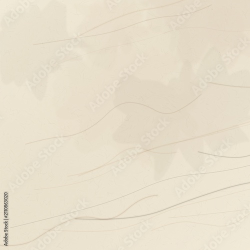 Minimalist beige paper texture with subtle line art, elegant cream background with abstract wavy strokes, organic neutral aesthetic for stationery design