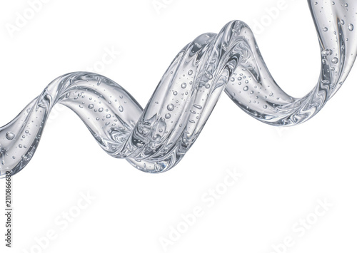 Clear Spiral Gel Helix