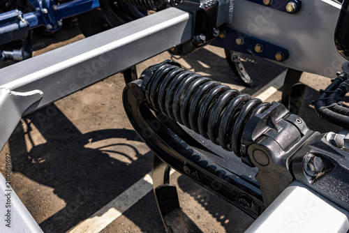 Принти на полотні Agricultural machinery cultivator shank spring protection mechanism