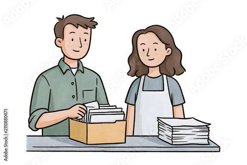 Dynamic Duo: A Creative Office Environment Where Teamwork and Organization Meet for Enhanced Productivity and Workflow Efficiency