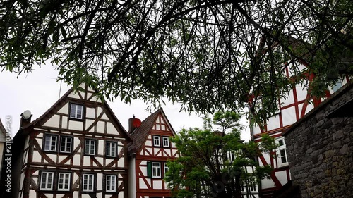 historic laubach hesse germany 4k video