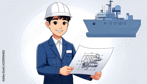 Businessman analyzing global shipping logistics.