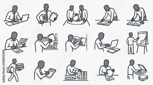 People Working on Laptops Together.