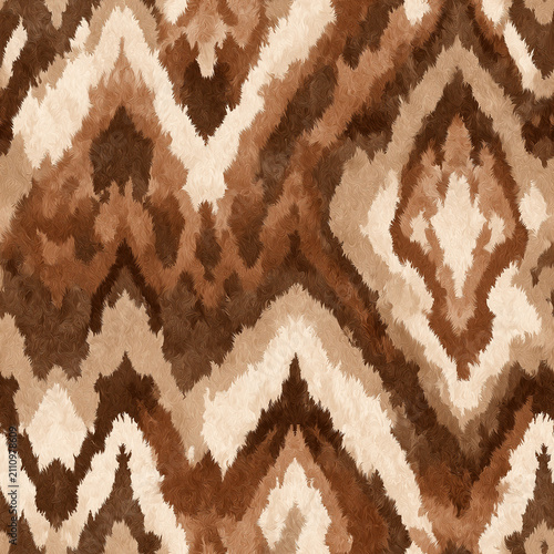 Brown Color Bohemian Pattern