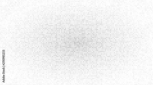 Subtle halftone texture with a soft central gradient of small black dots fading into a white background, for a clean, minimalist aesthetic