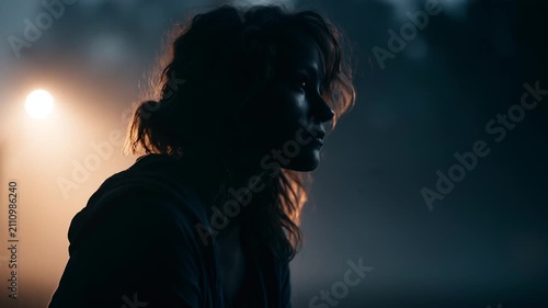 Conceptual scene representing a familiar voice and emotional connection. A person experiencing recognition, memory and human communication through a meaningful conversation with a warm atmosphere.