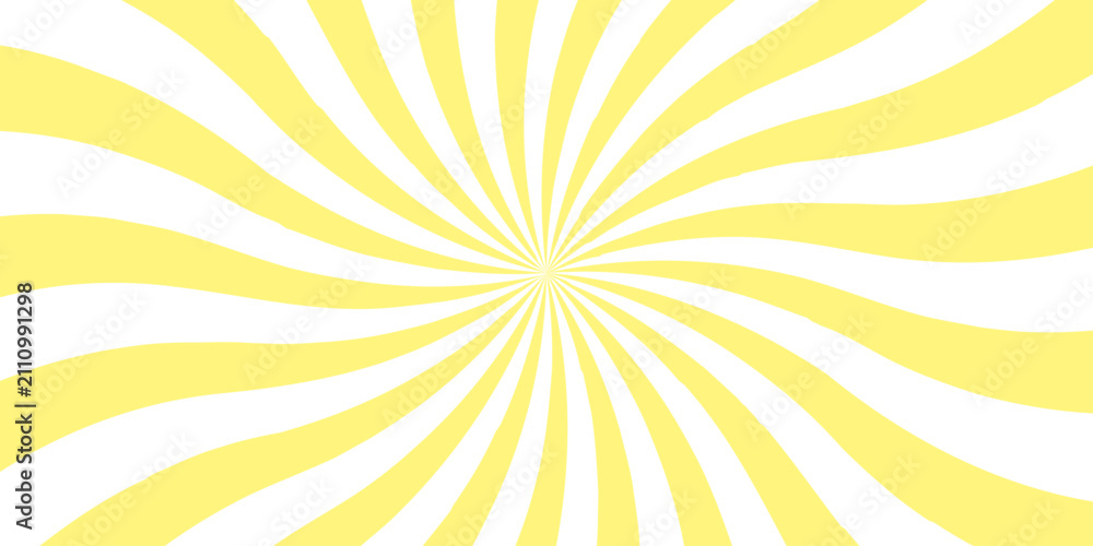 Fototapeta premium abstract white and yellow geometric sunbeam ray sum light sunburst texture design.