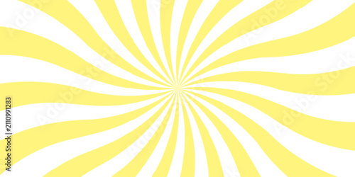 Fotografía abstract white and yellow geometric sunbeam ray sum light sunburst texture design