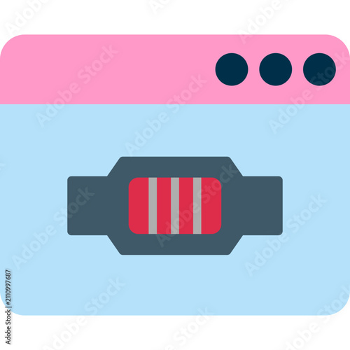 Bild auf Leinwand Catalysator Icon