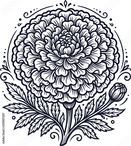 abstract floral pattern