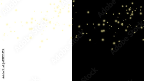 Fotografía glowing fireflies with radiant golden bioluminescent lights, sparkling flying in