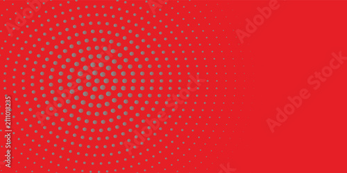 Top Dots halftone orange color pattern gradient texture with technology digital background. Dots pop art comics with summer background yellow graphic, modern