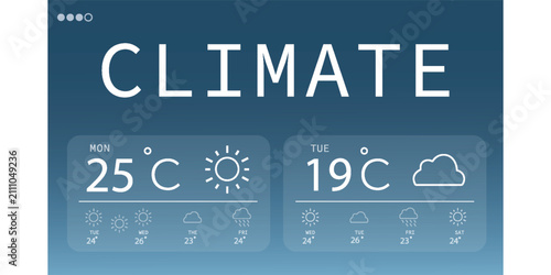 Konstfotografi Climate Weather Forecast Temperature Concept