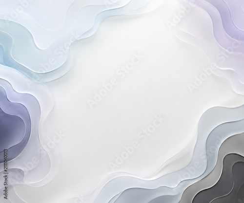 Frosted Acrylic Topographic Contour Background