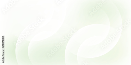 Abstract Soft White Green Geometric Curved Wave Background