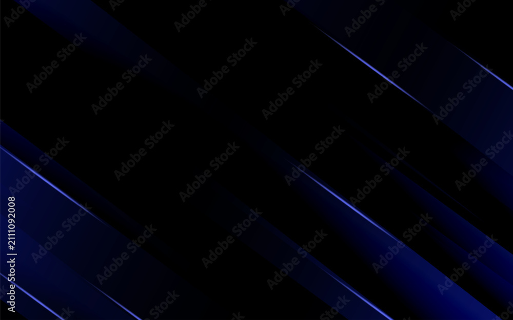 Obraz premium Black dark navy blue silver abstract pattern background.