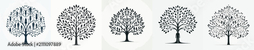 фотографія Family Tree Vector Illustration