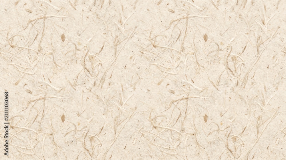 Obraz premium Textured beige paper background natural fiber handmade paper for artistic projects and design