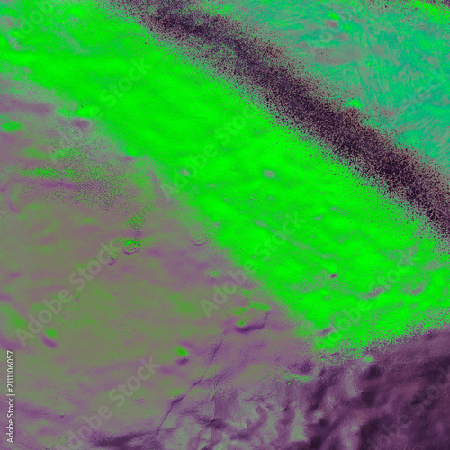 Neon Green and black texture urban graffiti spray paint  background
