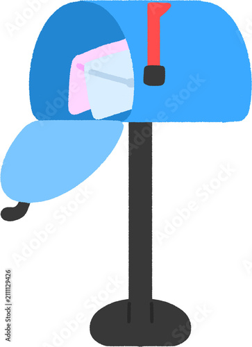 Tapety artystyczne 열린 우체통